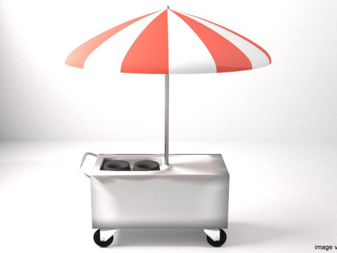 Stall Trolley Type 1 3D Model