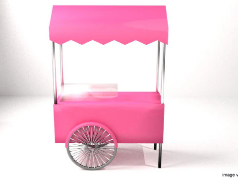 Stall Trolley Type 2 3D Model