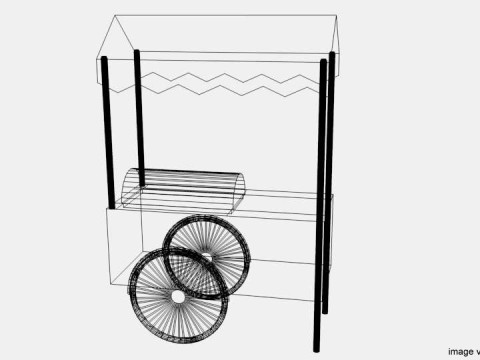 Stall Trolley Type 2 3D 模型