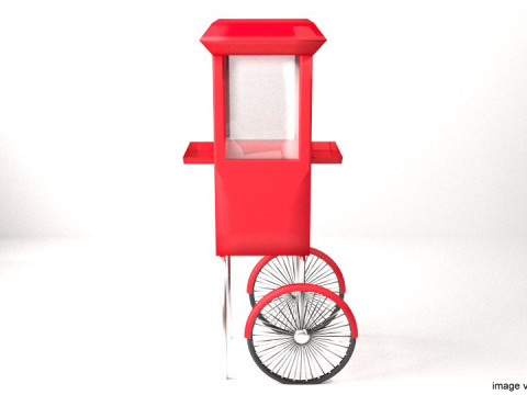 Stall Trolley Type 3 3D Model