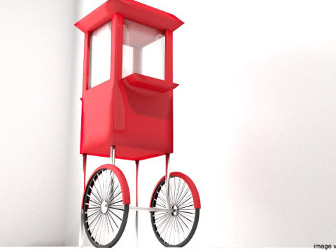 Stall Trolley Type 3 3D Model