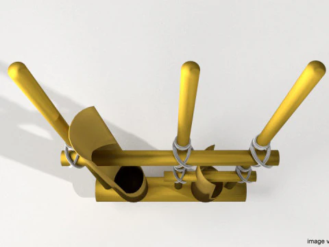 Musical Instrument - Anglung 3D Model