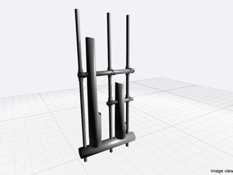 Musical Instrument - Anglung 3D Model