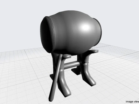 Musical Instrument - Beduk 3D Model