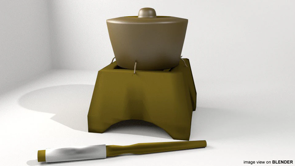 Musical Instrument - Empluk 3D Model .c4d .max .obj .3ds .fbx .stl .blend 