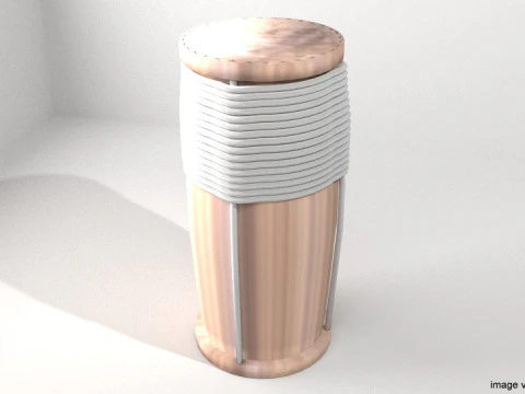 Instrumento Musical - Gendang Modelo 3D