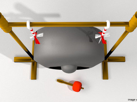 Musical Instrument - Gong 3D 모델