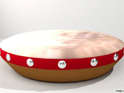Musical Instrument - Kompang 3D Model