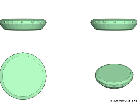 Musical Instrument - Kompang Modelo 3D