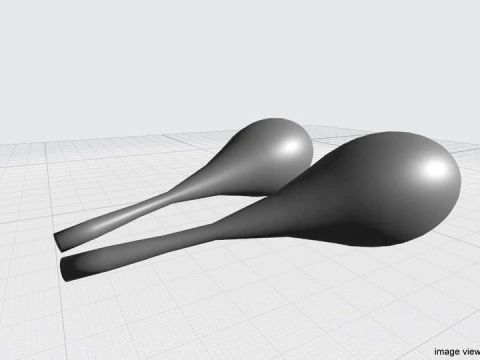 Musical Instrument - Maraca 3D Model