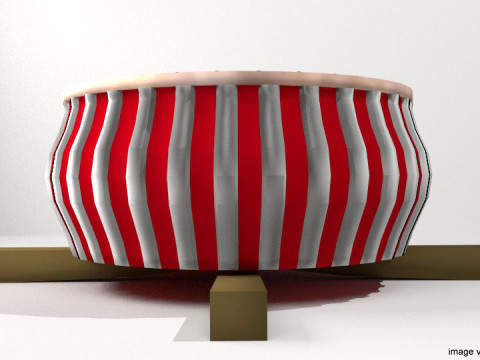 Musical Instrument - Rebana 3D Model