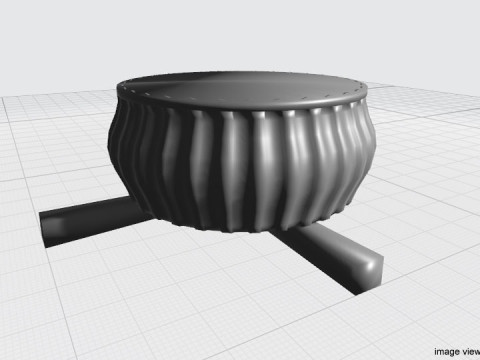 Musical Instrument - Rebana 3D Model