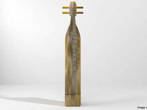 Musical Instrument - Sape 3D Model