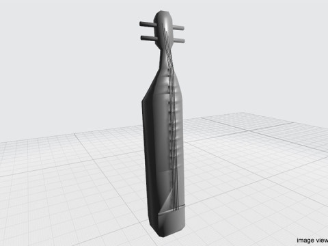 Musical Instrument - Sape 3D Model