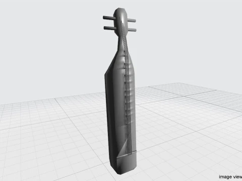 Strumento musicale - Sape Modello 3D