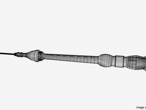 Musical Instrument - Serunai Flute 3D मॉडल
