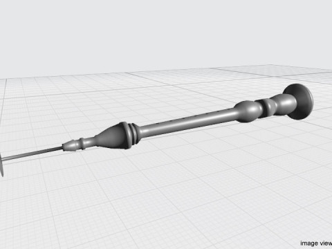 Musical Instrument - Serunai Flute 3D मॉडल