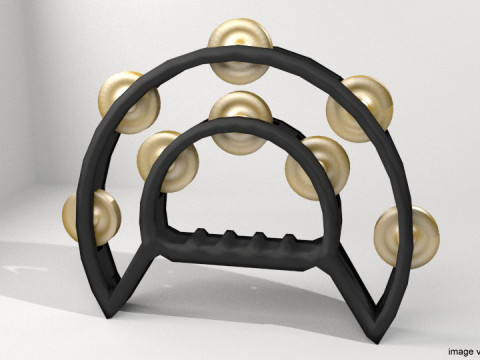 Musical Instrument - Tambourine Model 3D
