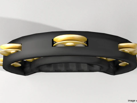 Музичний інструмент - бубон 3D Модель