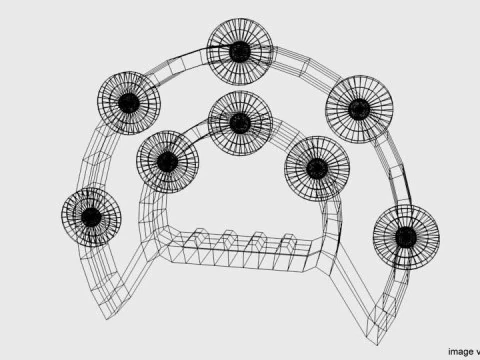 Музичний інструмент - бубон 3D Модель