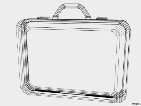 Briefcase - Attach Model 3D