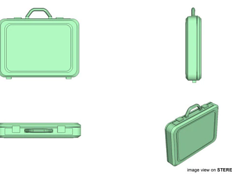 Briefcase - Attach 3D Model