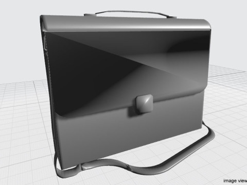 Briefcase - Folder Model 3D