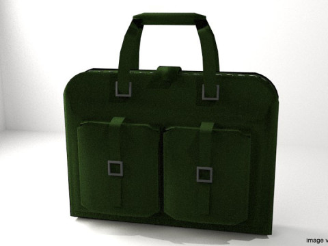 Briefcase - Military 3D Model