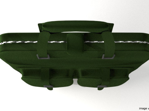 Briefcase - Military Modello 3D