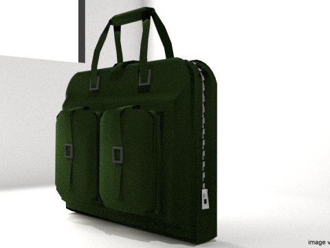 Briefcase - Military Modello 3D