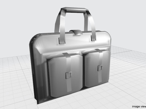 Briefcase - Military Modello 3D
