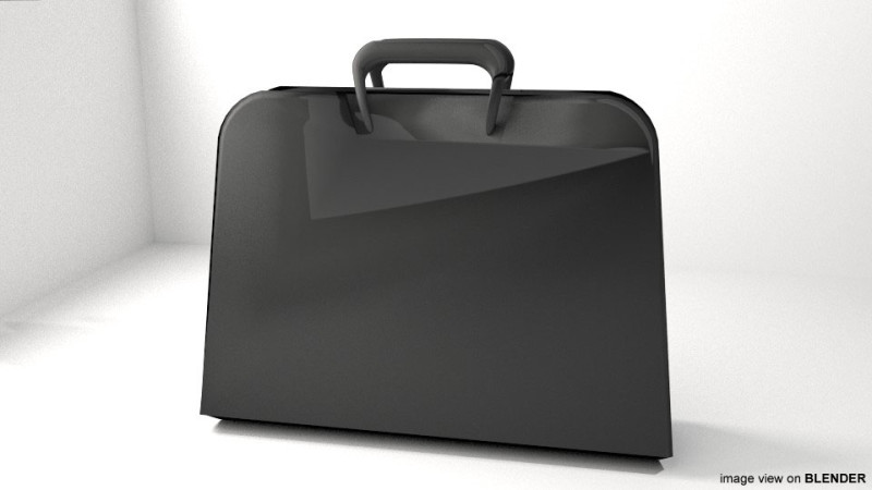 Briefcase Portfolio 3D