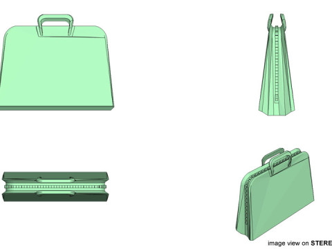 Briefcase - Portfolio Modèle 3D