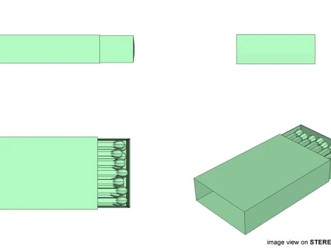 Matchbox 3D Model