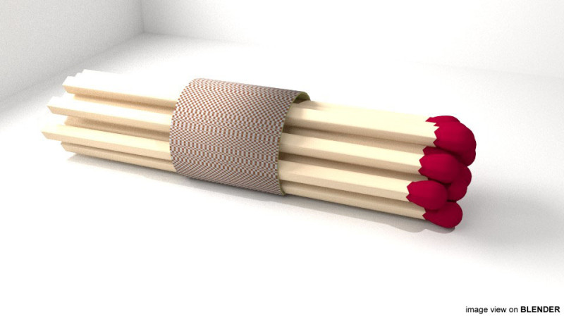 Matchroll 3D Model .c4d .max .obj .3ds .fbx .stl .blend 