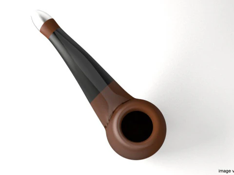 Smoking Pipe - Bent 3D Model