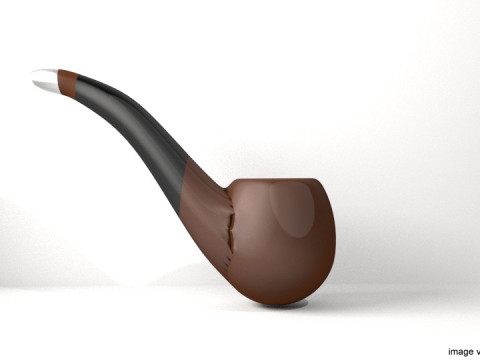 Smoking Pipe - Bent 3D 模型