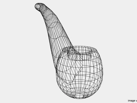 Smoking Pipe - Bent 3D Model