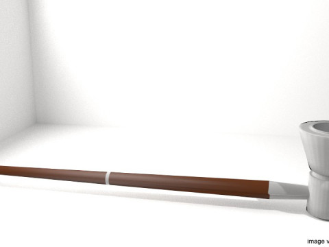 Smoking Pipe - Oval 3Dモデル
