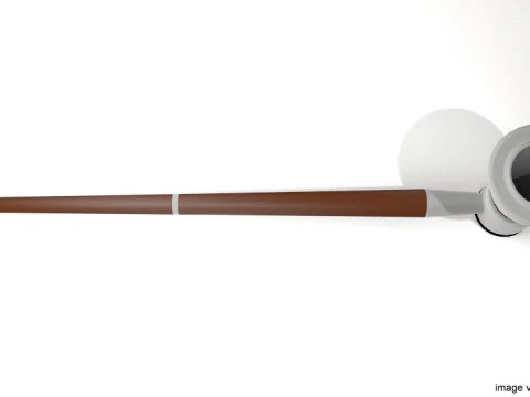 Smoking Pipe - Oval 3D Model