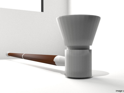 Smoking Pipe - Oval 3Dモデル