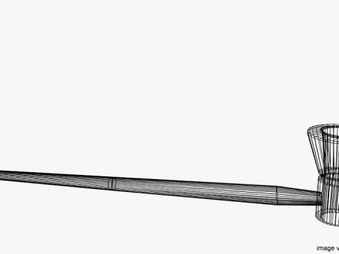 Smoking Pipe - Oval 3D Model