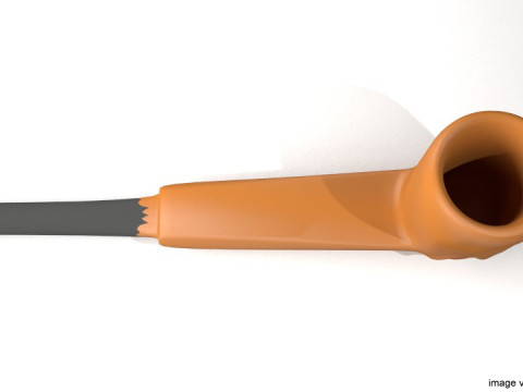 Smoking Pipe - Panel Model 3D
