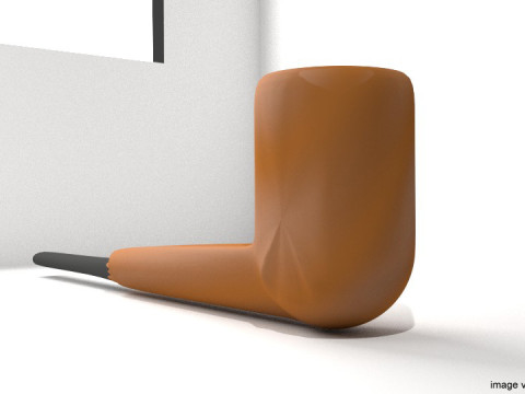 Smoking Pipe - Panel Model 3D