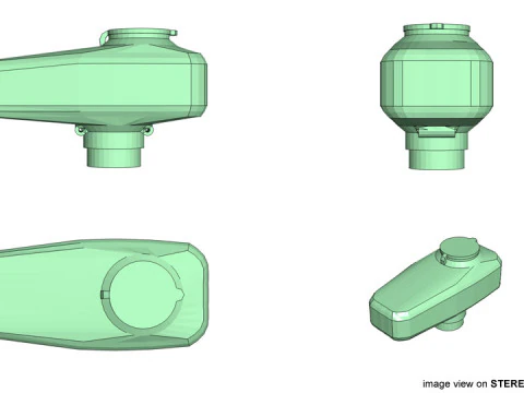 Paintball Loader - Type 2 3D Model