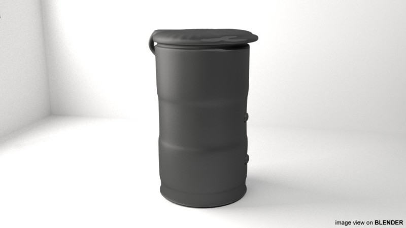 Paintball Loader - Type 3 3D Model .c4d .max .obj .3ds .fbx .stl .blend 
