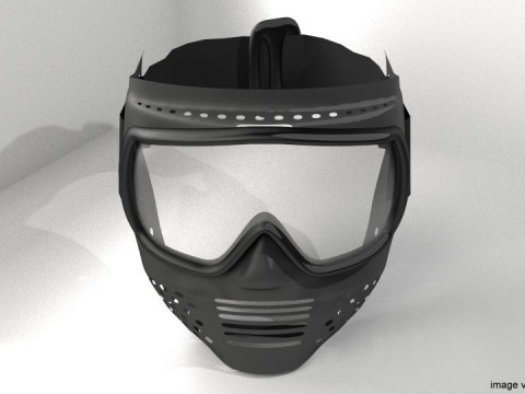Paintball Facemask - Type 1 3D-Modell