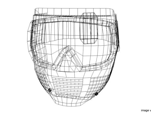 Paintball Facemask - Type 1 3D-Modell