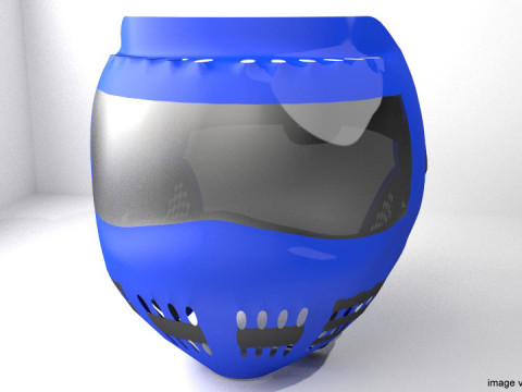 Paintball Facemask - Type 2 3Dモデル