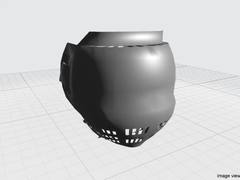 Paintball Facemask - Type 2 3D Model